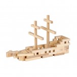 Kit créatif Cloze construction Bateau - 75 pièces - Cloze