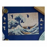 Micro Puzzle en bois Great Wave off Kanagawa - 40 pièces - Wentworth