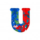 Lettre en bois pour prénom U