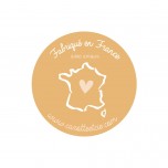 Doudou plat Panthère en coton biologique - Carotte & Compagnie