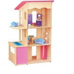 Maxi maison de poupée type Barbie - JB Bois (attention vendue sans les accessoires)
