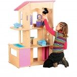 Maxi maison de poupée type Barbie - JB Bois (attention vendue sans les accessoires)