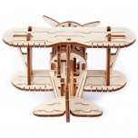Maquette Puzzle 3D - Avion Biplan - Wooden City