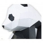 Grand Panda sur branche en 3D - Agent Paper