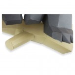 Grand Panda sur branche en 3D - Agent Paper