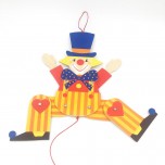 Pantin articulé Bozo le clown 30 cm - Fabricant Allemand