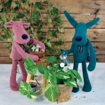 Peluche Âne Nono - 40 cm - Maïlou Tradition