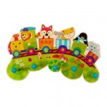 Porte-Manteaux en bois Le Train des Animaux - Fabricant Allemand