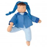 Poupée de chiffon Waldorf Schatzi 35 cm - bleue - Käthe Kruse