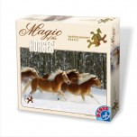 Puzzle spécial 239 pièces - Difficile - Cheval Haflinger  - DToys
