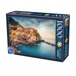 Puzzle 1000 pièces Italie - Manarola Cinque Terre - DToys