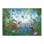 Puzzle 1000 pièces - Peggy - Nille - Calypto - Jardin Tropical - Sentosphère