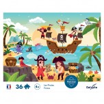 Puzzle 36 pièces - Calypto - Les pirates - Sentosphère