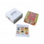 Puzzle Cubes - Animaux de la Ferme - Fraise et Bois