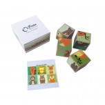 Puzzle Cubes - Animaux de la Forêt - Fraise et Bois