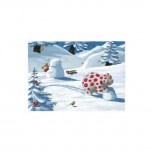 Puzzle en bois Surprise à la Montagne 24 pcs - Puzzles Michèle Wilson