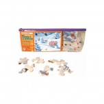 Puzzle en bois Surprise à la Montagne 24 pcs - Puzzles Michèle Wilson