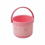 Petit seau de plage rose - Spielstabil