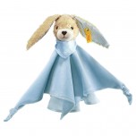 Doudou bio lapin plat bleu - Steiff