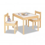 Table et chaises en bois - Pinolino