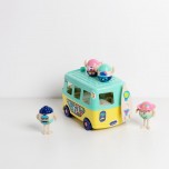 Le Van avec personnages et accessoires Les Mini Mondes - Les Mini Mondes