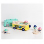 Le Van avec personnages et accessoires Les Mini Mondes - Les Mini Mondes