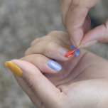 Vernis à ongles Corail pailleté - Namaki