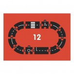 Circuit de voitures périphérique 12 pcs - WayToPlay