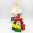 50 blocs en bois colorés - Ebert