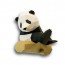 Grand Panda sur branche en 3D - Agent Paper